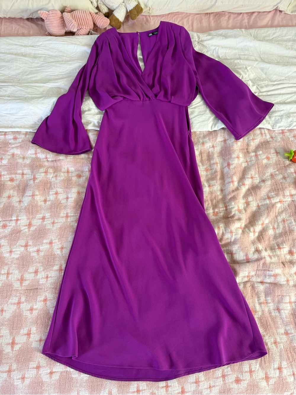 Zara Bold Purple Maxi Dress